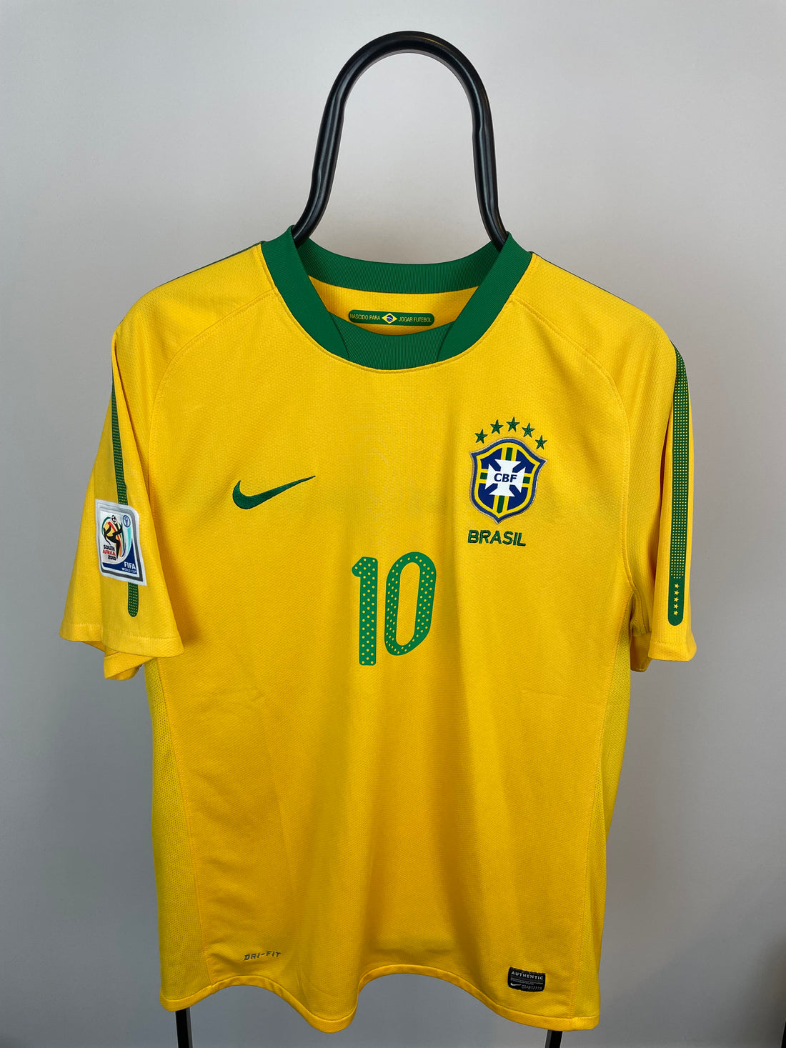 Kaká Brasilien 10/11 hjemmebanetrøje - L