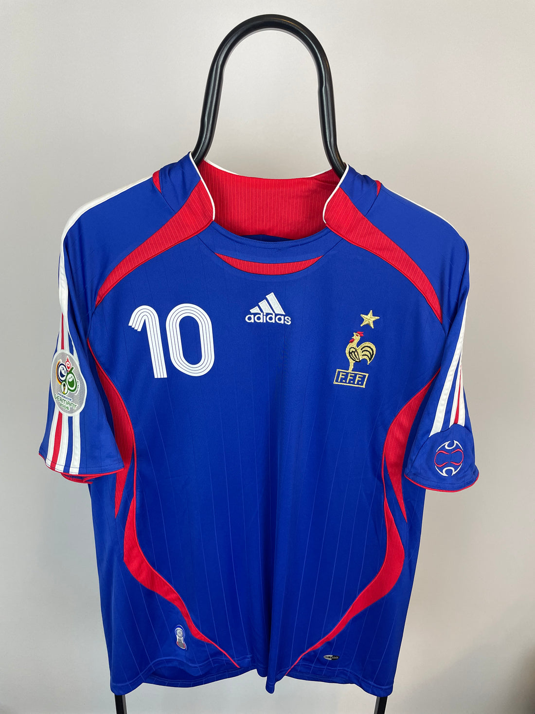 Zinedine Zidane Frankrig 06/08 hjemmebanetrøje - M