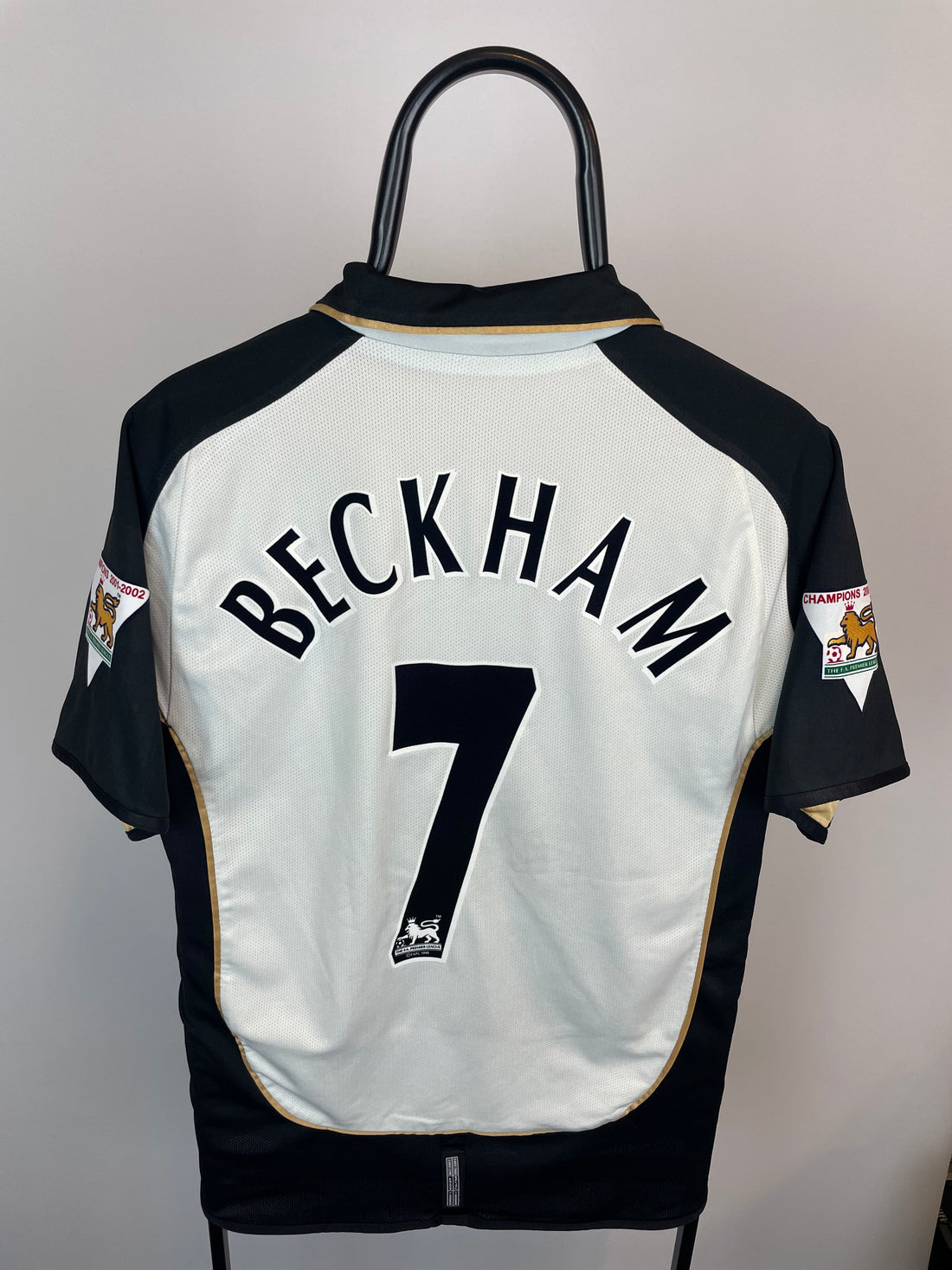 David Beckham Manchester United 01/02 udebanetrøje - M