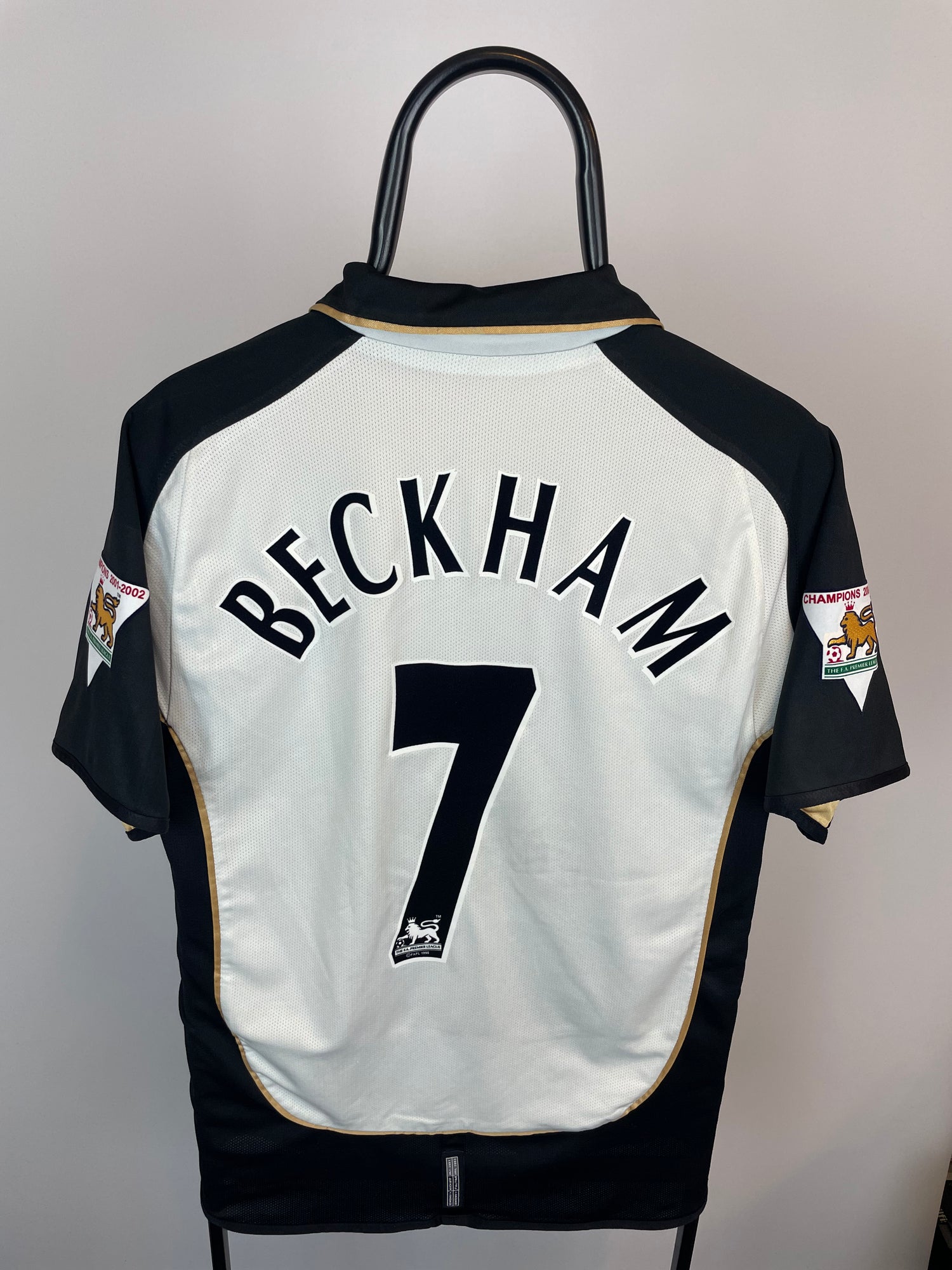 David Beckham Manchester United 01/02 udebanetrøje - M