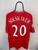 Ole Gunnar Solskjaer Manchester United 00/02 hjemmebanetrøje - XL