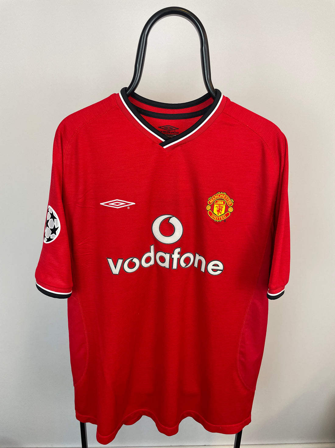 Ole Gunnar Solskjaer Manchester United 00/02 hjemmebanetrøje - XL