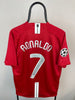 Cristiano Ronaldo Manchester United 07/08 hjemmebanetrøje - XL