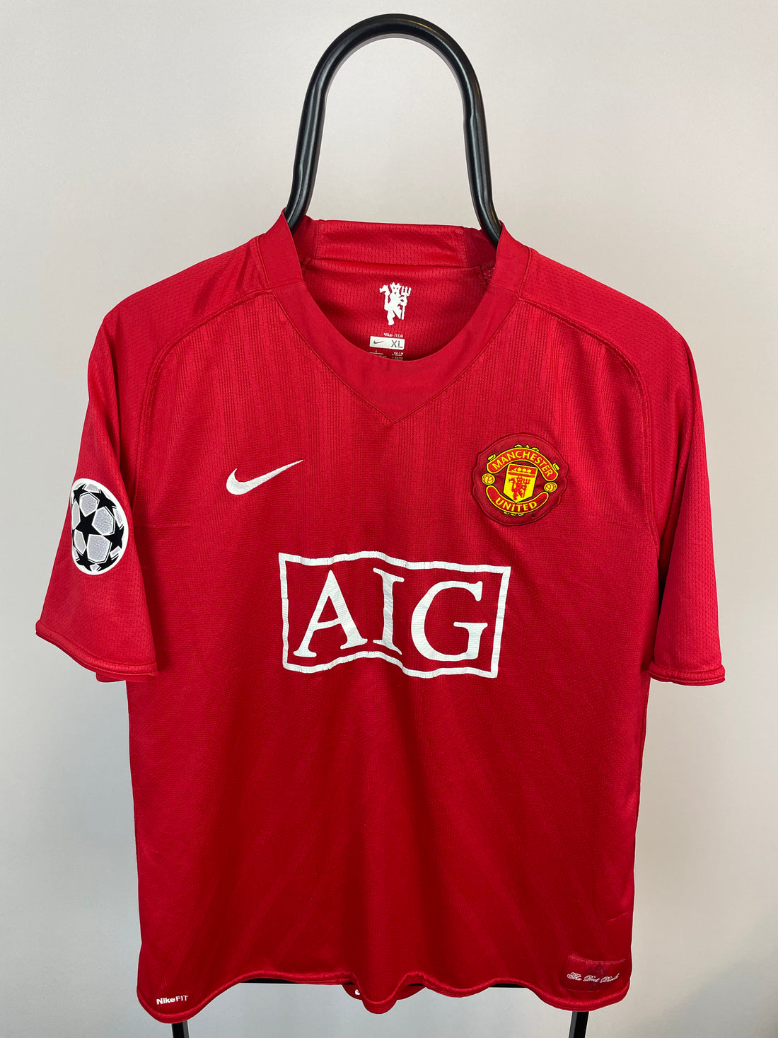 Cristiano Ronaldo Manchester United 07/08 hjemmebanetrøje - XL