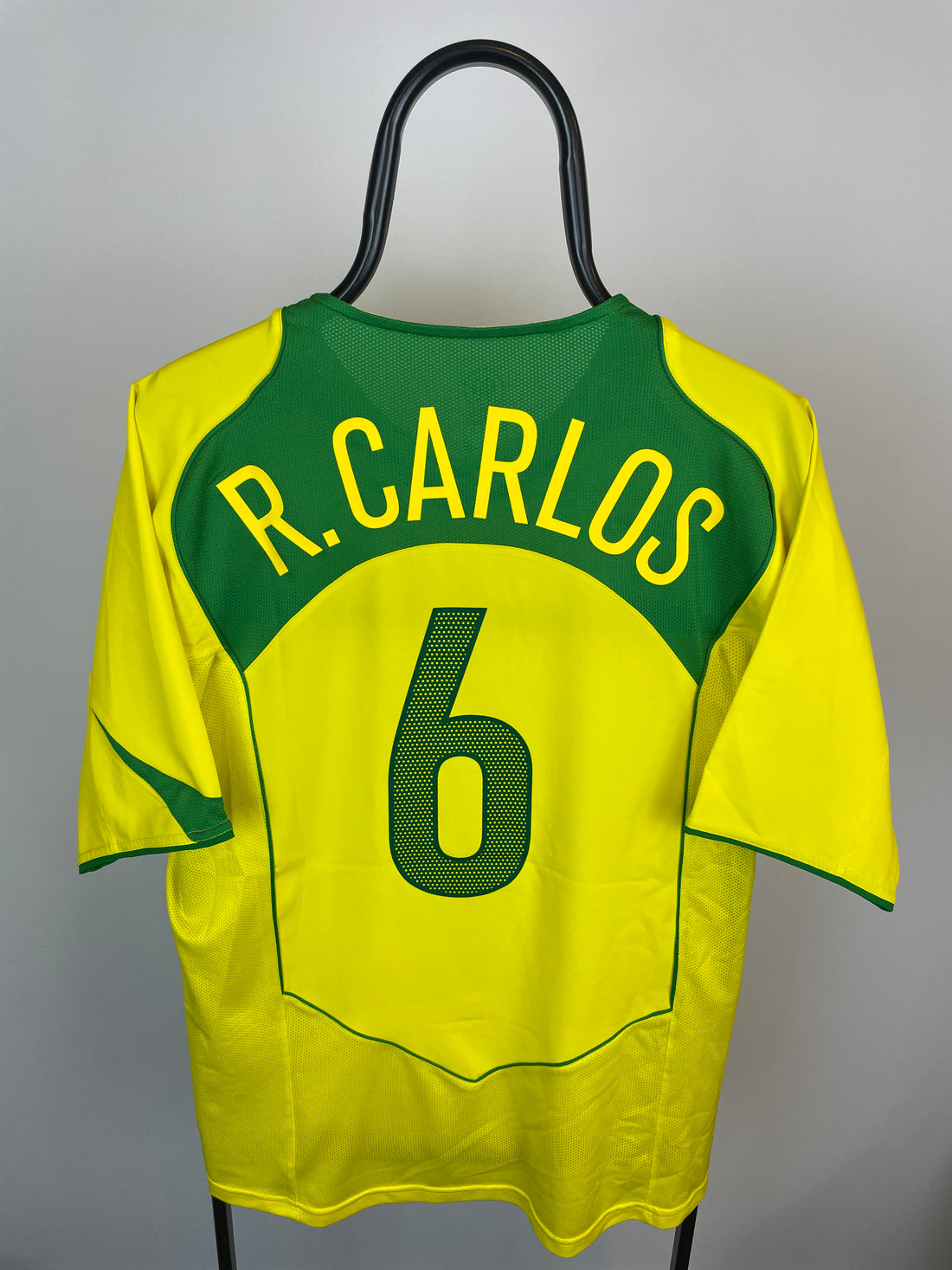 Roberto Carlos Brasilien 04/06 hjemmebanetrøje - L