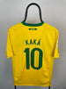 Kaká Brasilien 10/11 hjemmebanetrøje - S