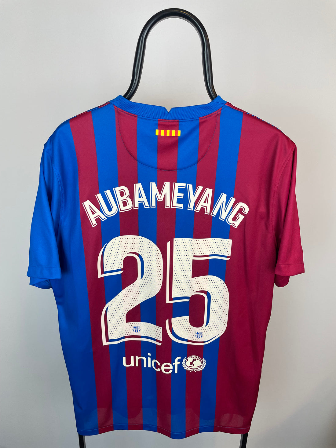 Pierre Emerick Aubameyang Barcelona 21/22 hjemmebanetrøje - XL