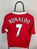 Cristiano Ronaldo Manchester United 04/06 hjemmebanetrøje - M