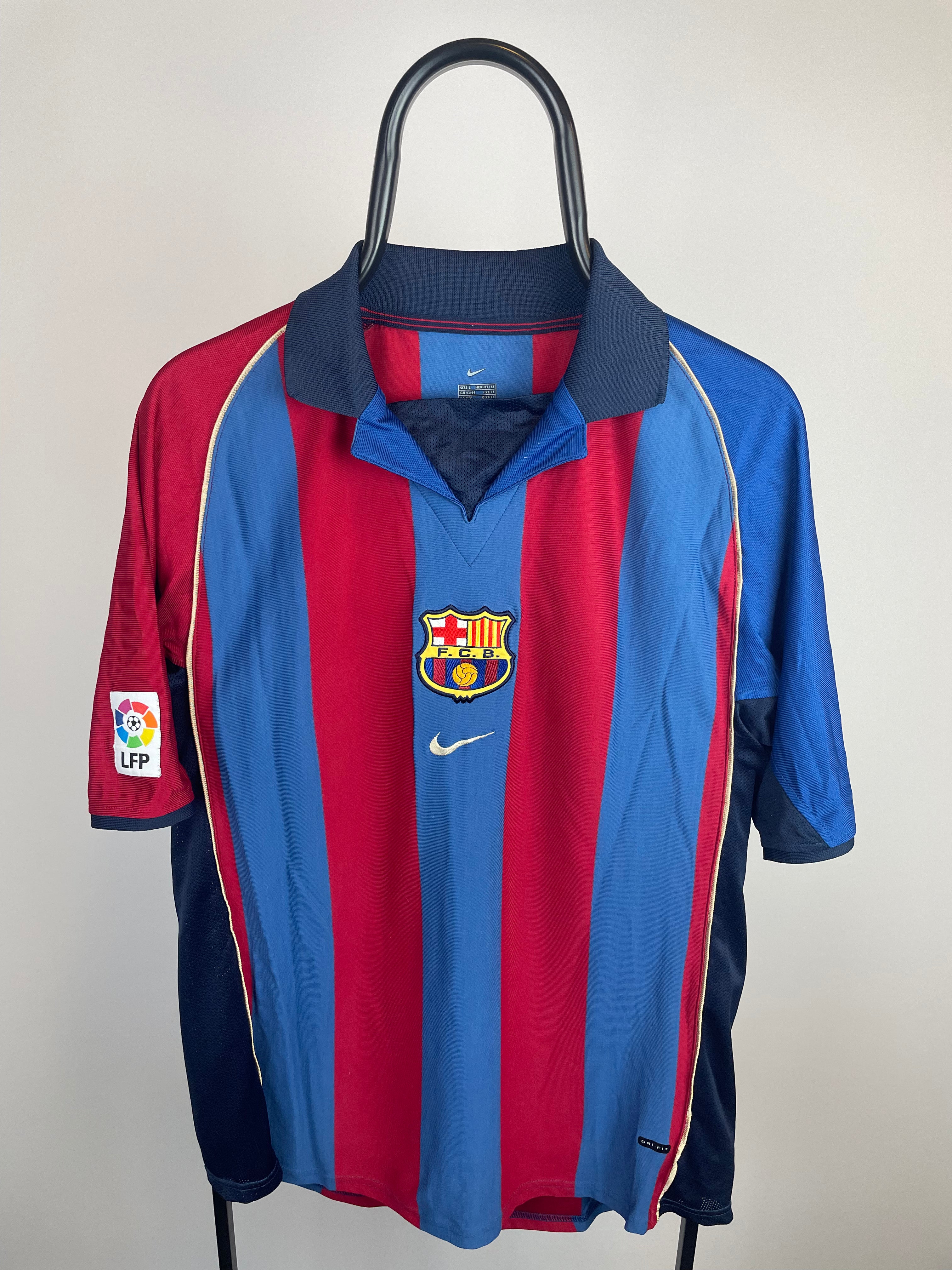 Rivaldo FC Barcelona 01/02 hjemmebanetrøje - L