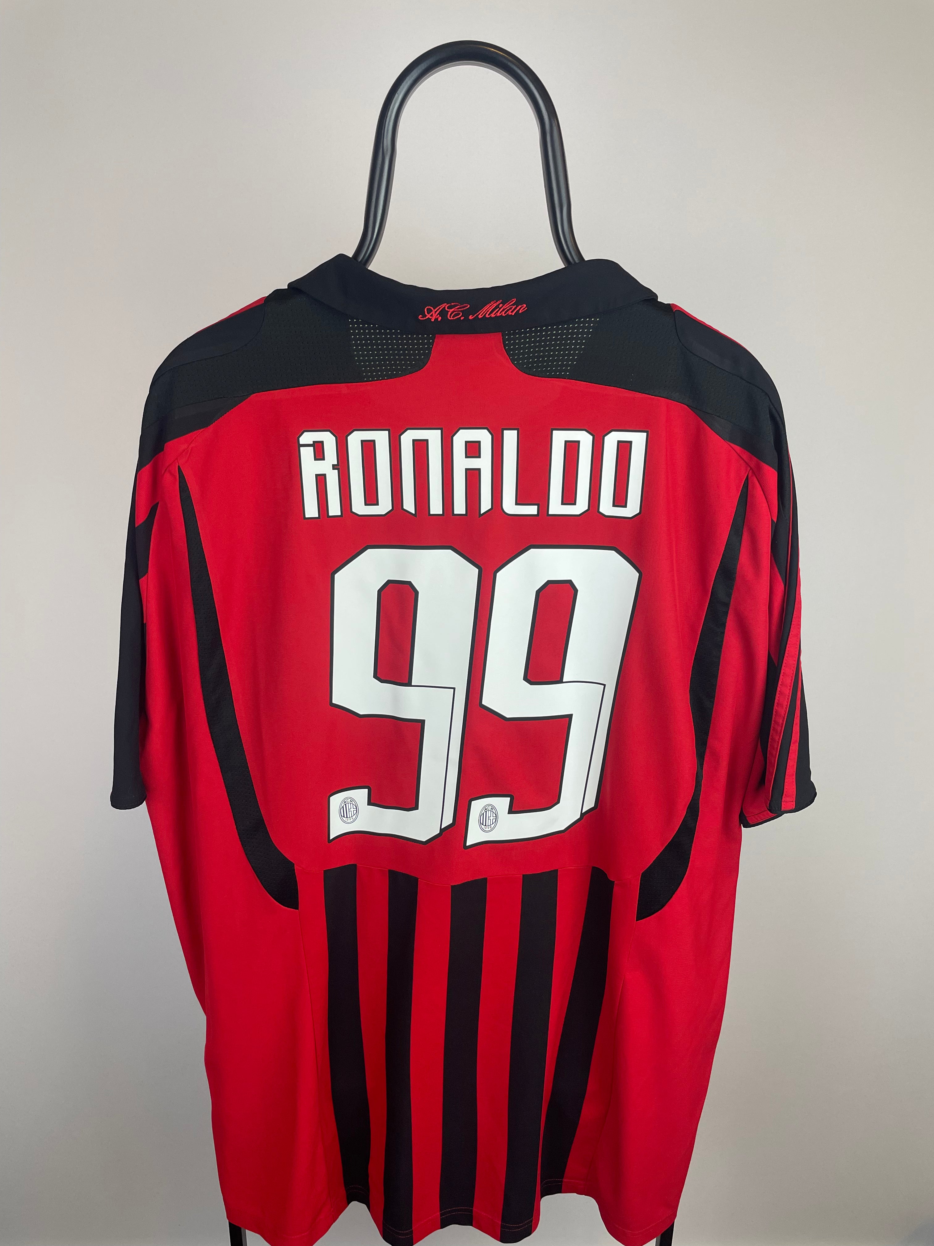 Ronaldo AC Milan 07/08 hjemmebanetrøje - XXL