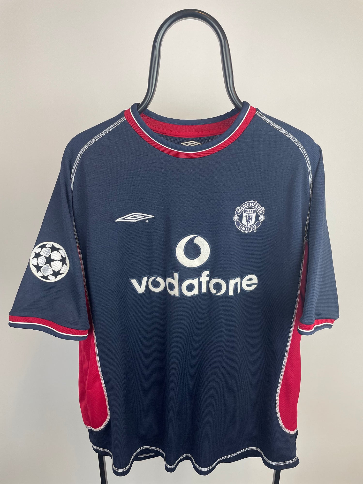 David Beckham Manchester United 00/01 3 trøje - XXL