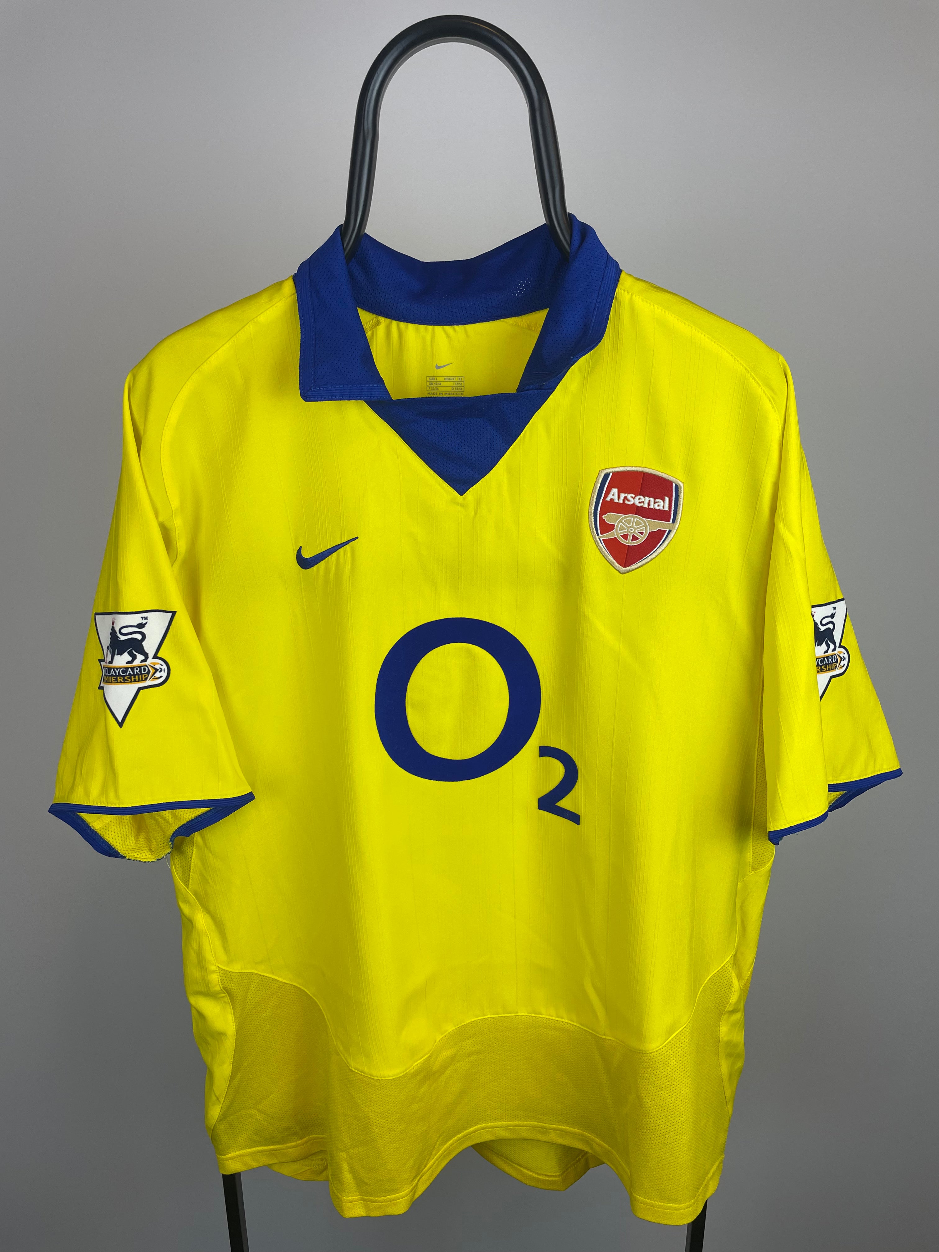 Patrick Vieira Arsenal 03/04 udebanetrøje - L