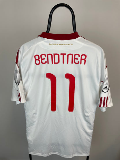Nicklas Bendtner Danmark 10/12 udebanetrøje - XL