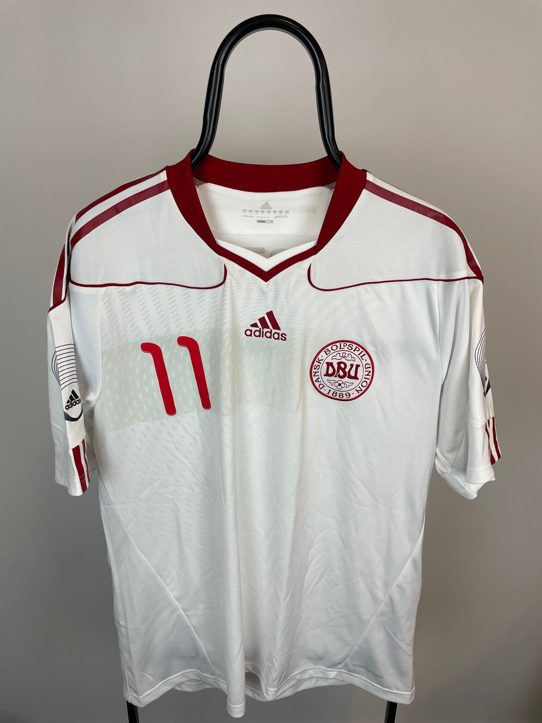 Nicklas Bendtner Danmark 10/12 udebanetrøje - XL