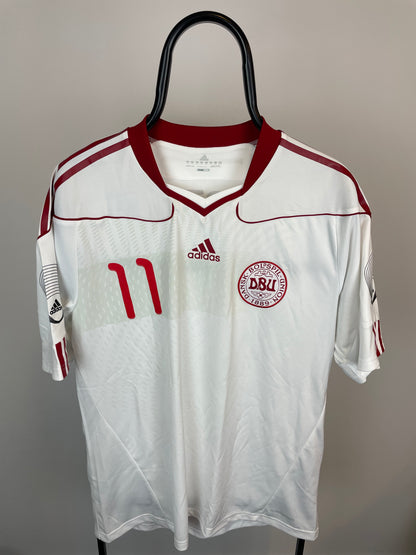 Nicklas Bendtner Danmark 10/12 udebanetrøje - XL