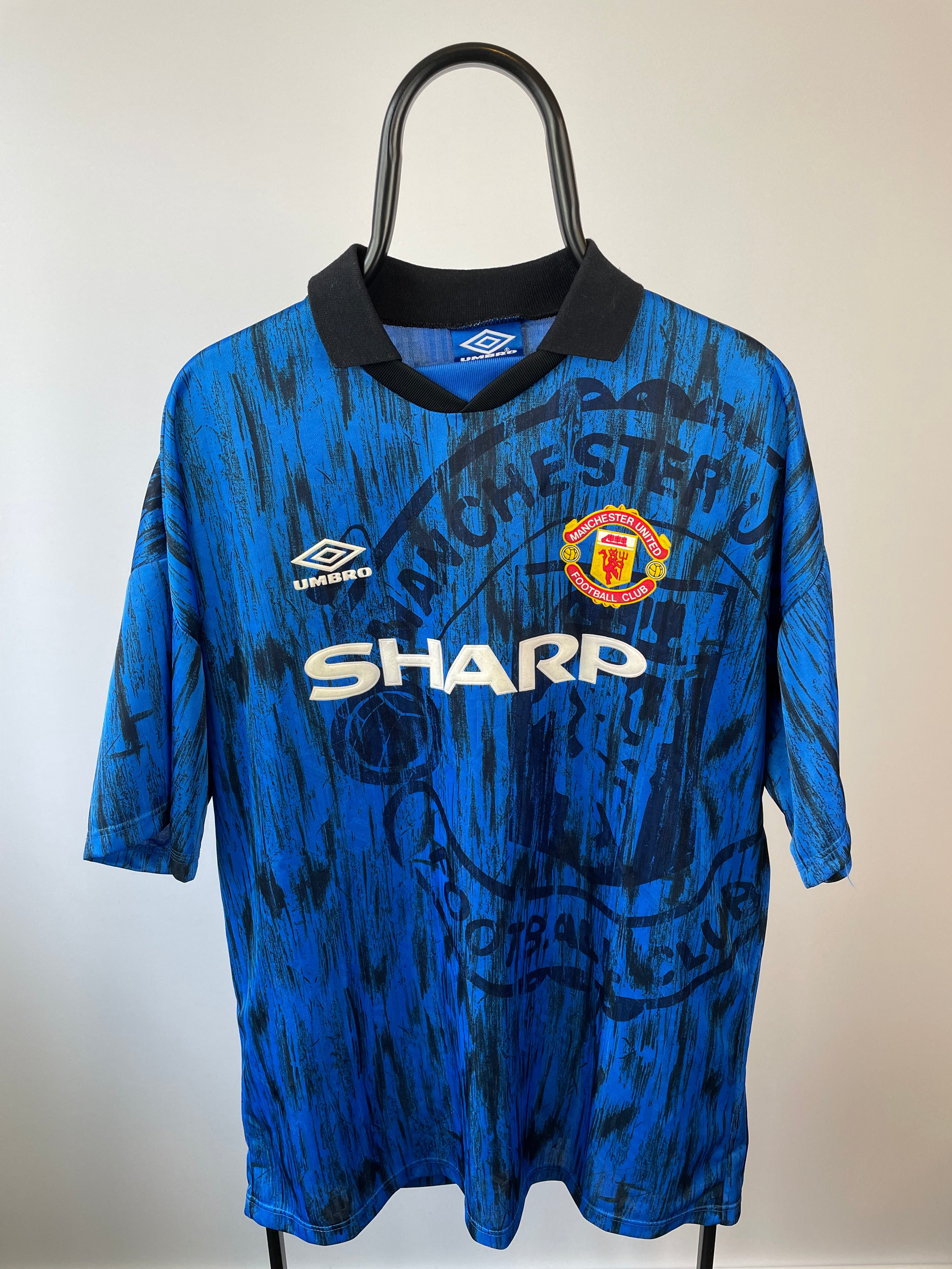 Manchester United 92/93 udebanetrøje - XL