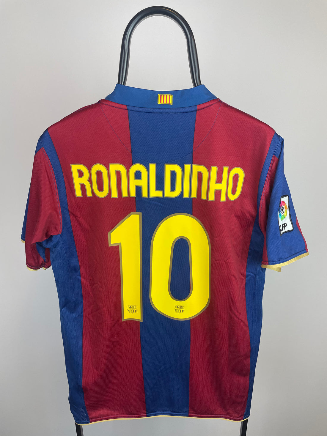 Ronaldinho FC Barcelona 07/08 hjemmebanetrøje - M