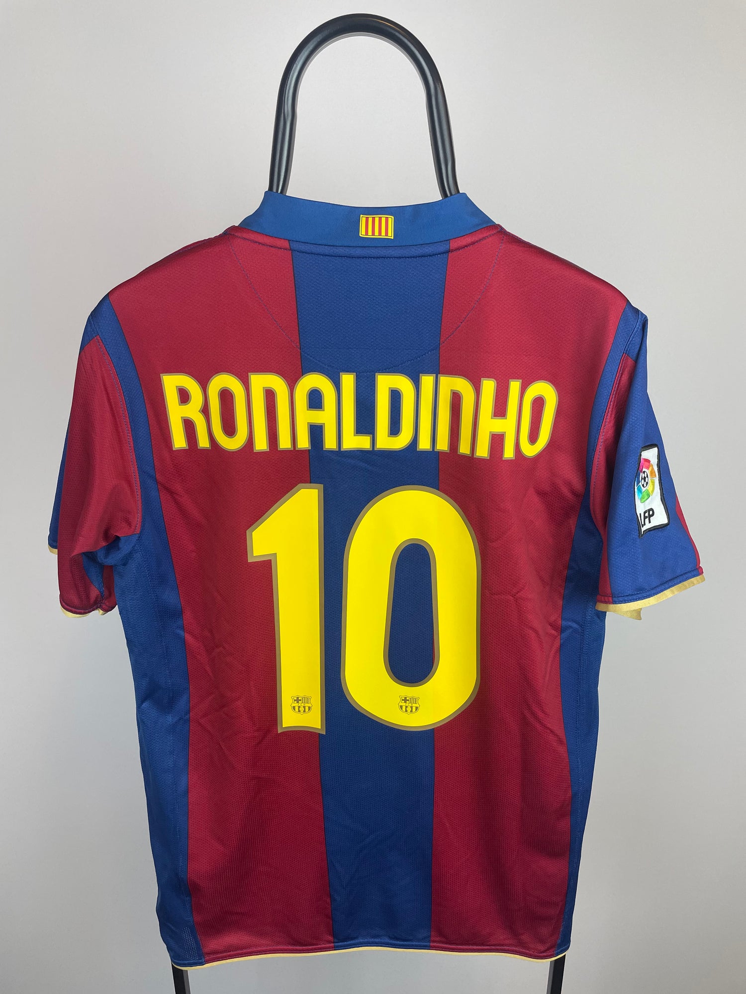 Ronaldinho FC Barcelona 07/08 hjemmebanetrøje - M