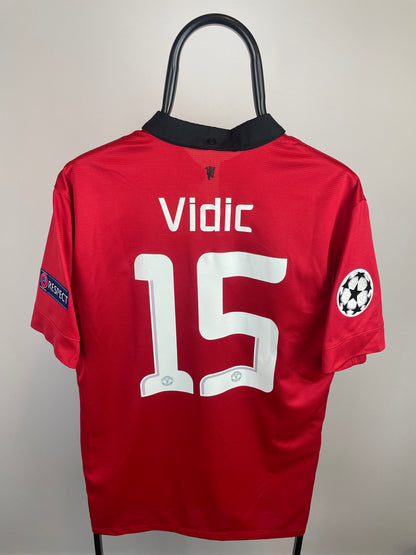 Nemanja Vidic Manchester United 13/14 hjemmebanetrøje - L