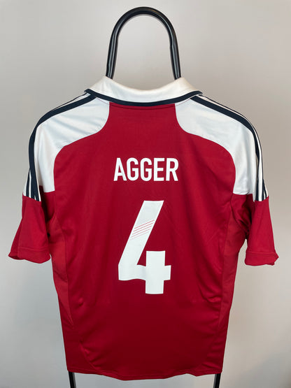 Daniel Agger Danmark 12/14 hjemmebanetrøje - M