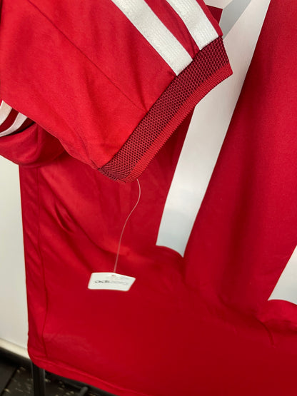 Nicklas Bendtner Danmark 14/16 langærmet Formotion hjemmebanetrøje - 6/M