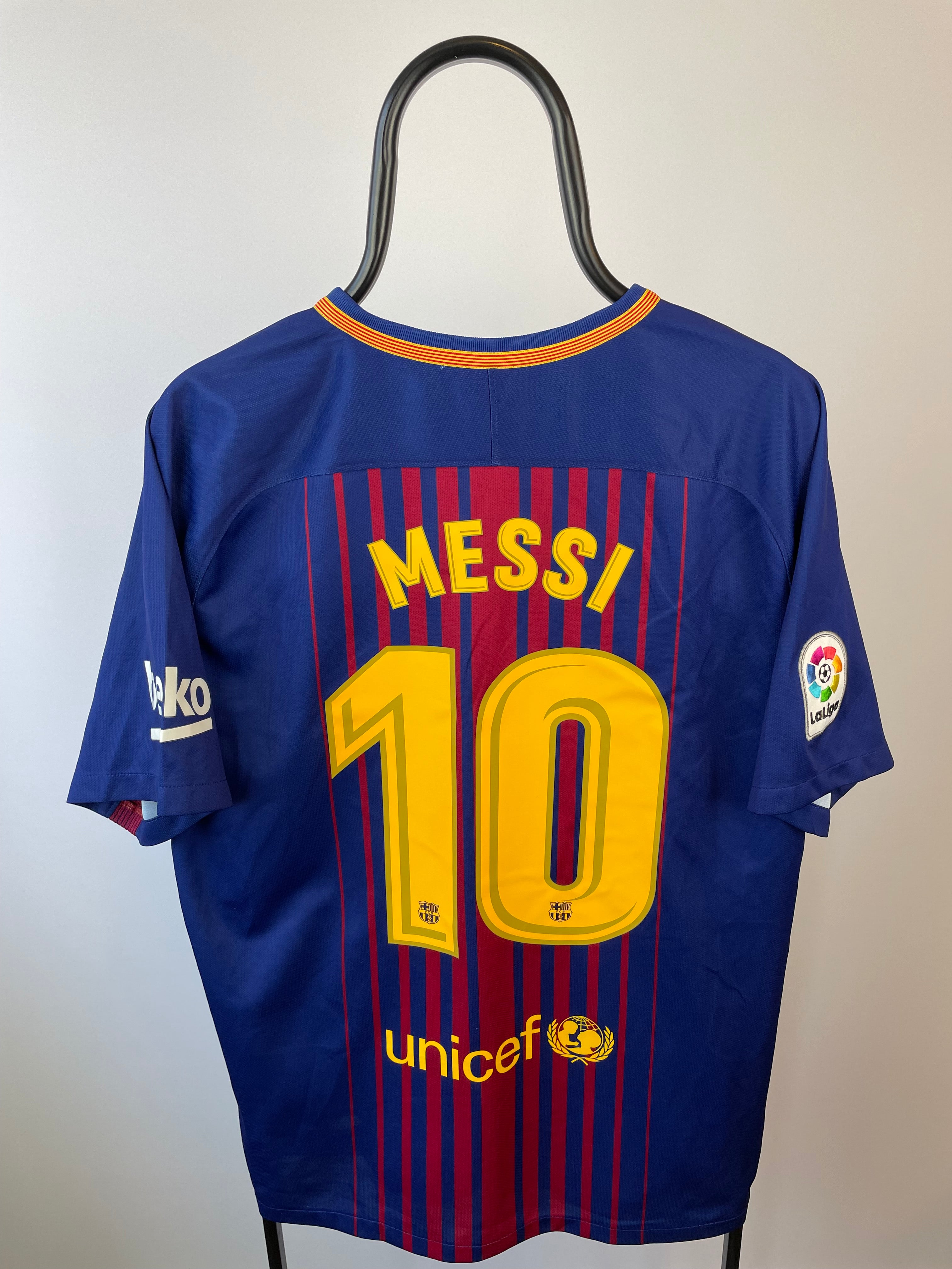 Lionel Messi Barcelona 17/18 hjemmebanetrøje - XL