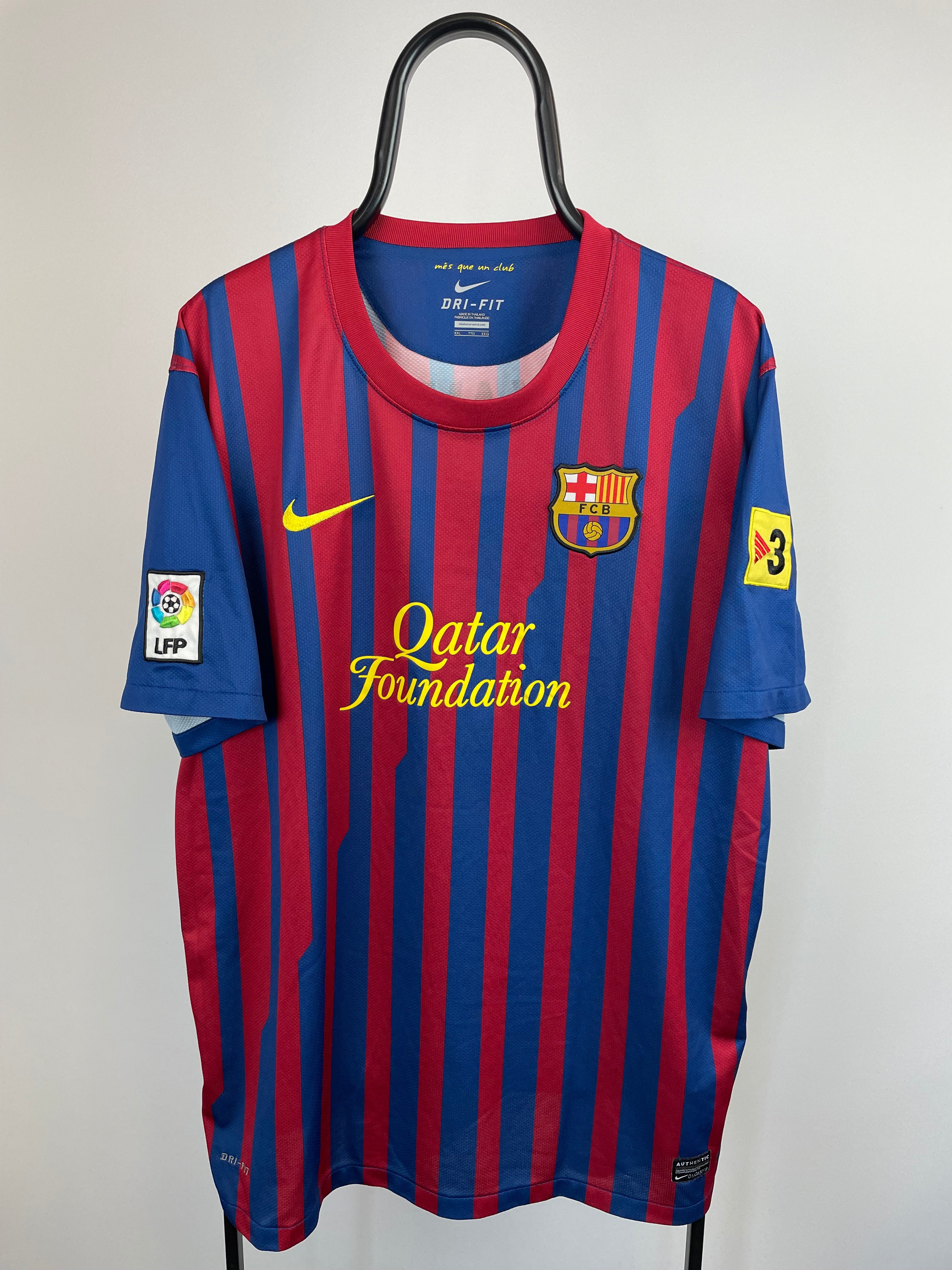 Xavi Barcelona 11/12 hjemmebanetrøje - XXL