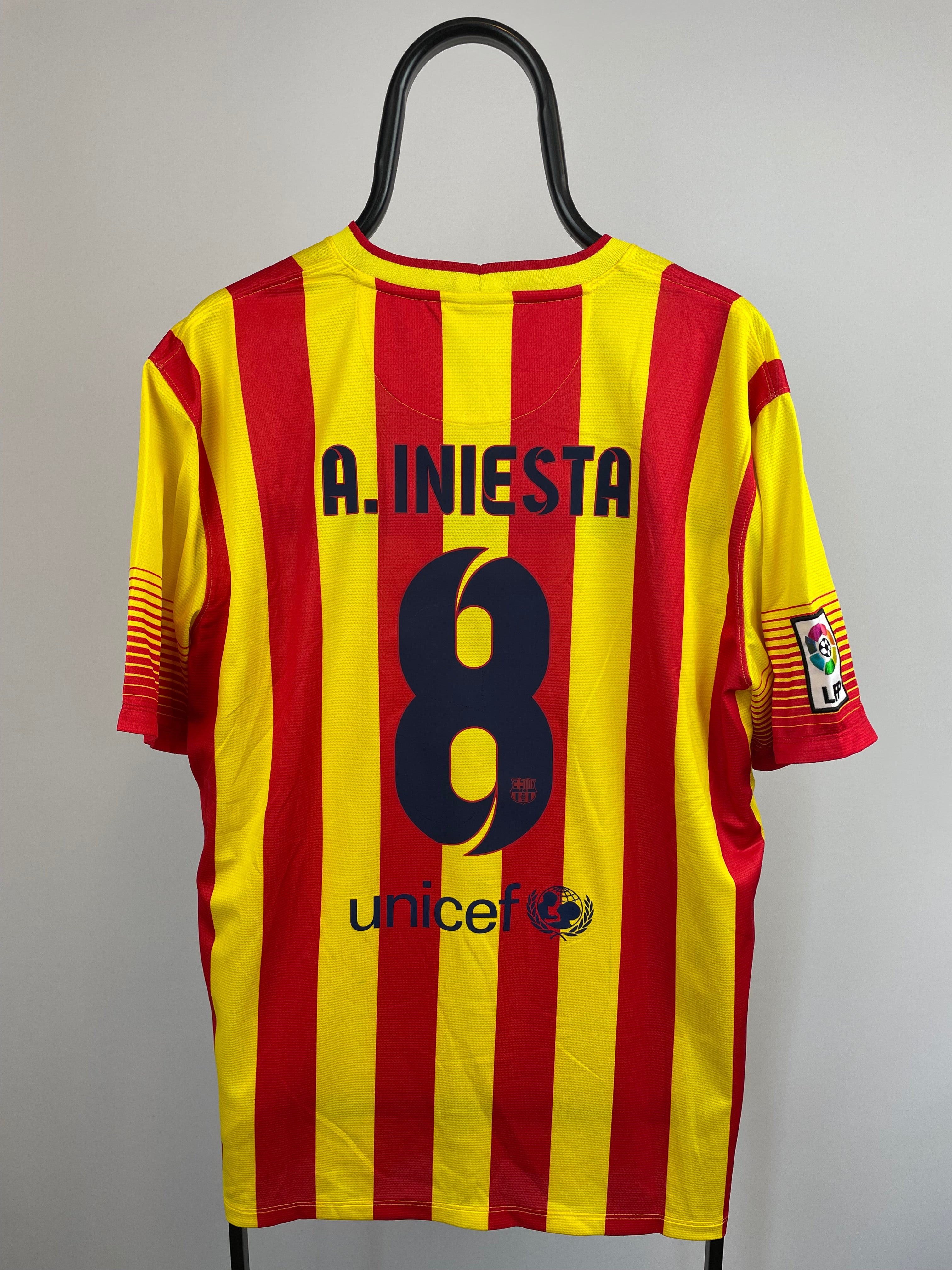 Andres Iniesta Barcelona 13/14 udebanetrøje - XL