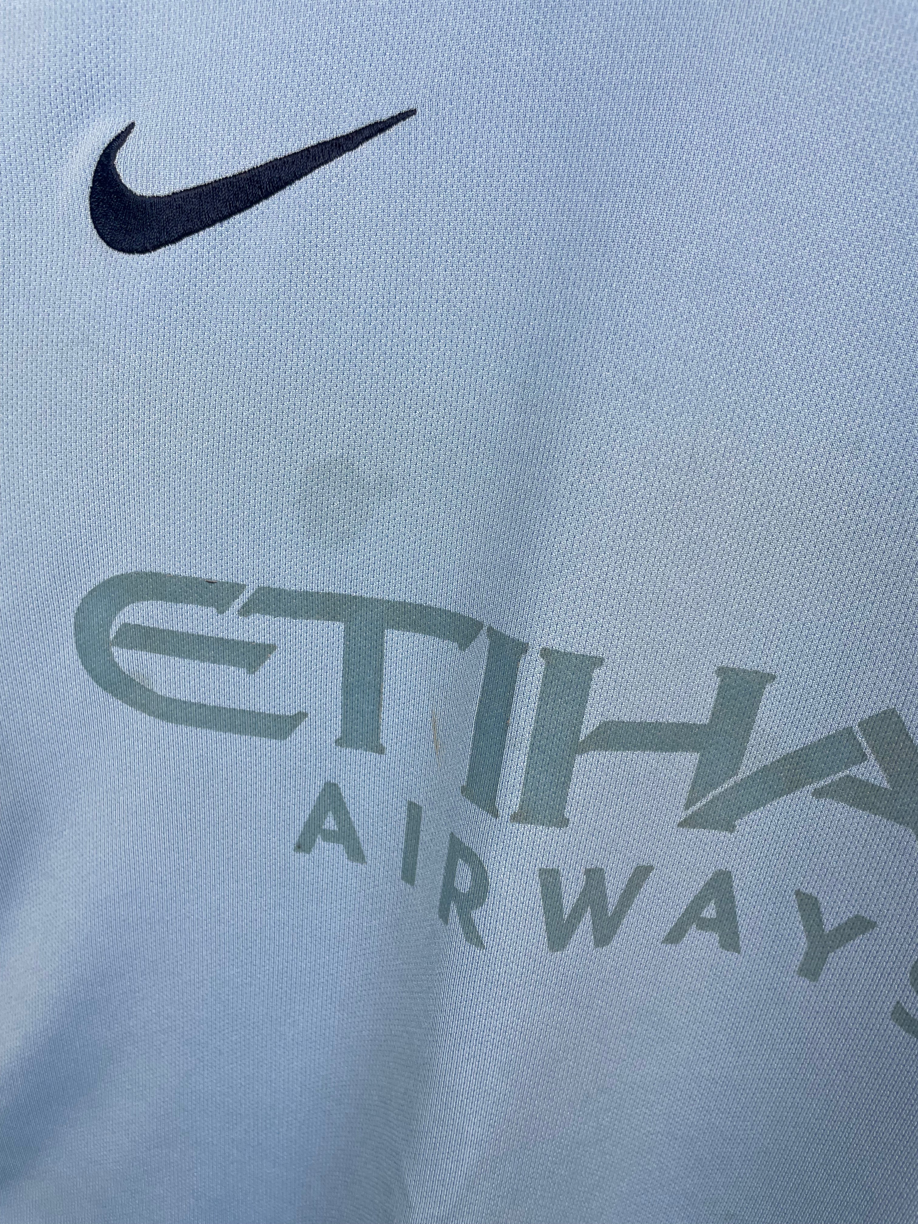 Sergio Kun Agüero Manchester City 17/18 hjemmebanetrøje - M