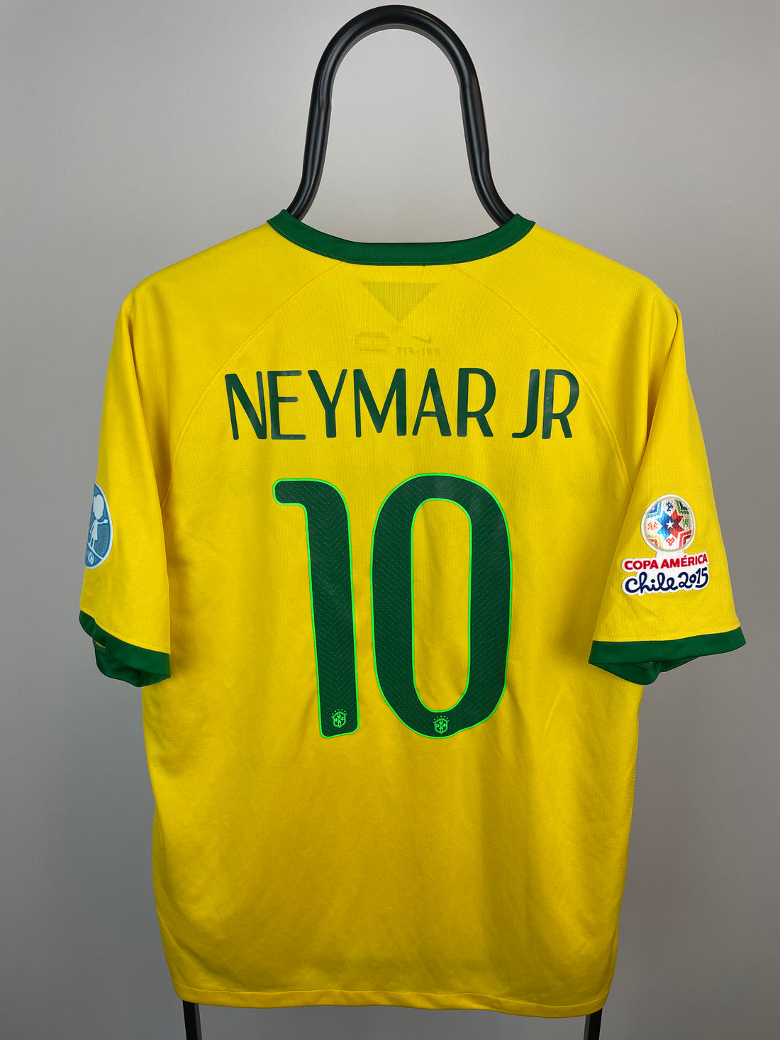 Neymar jr Brasilien 14/16 hjemmebanetrøje - L