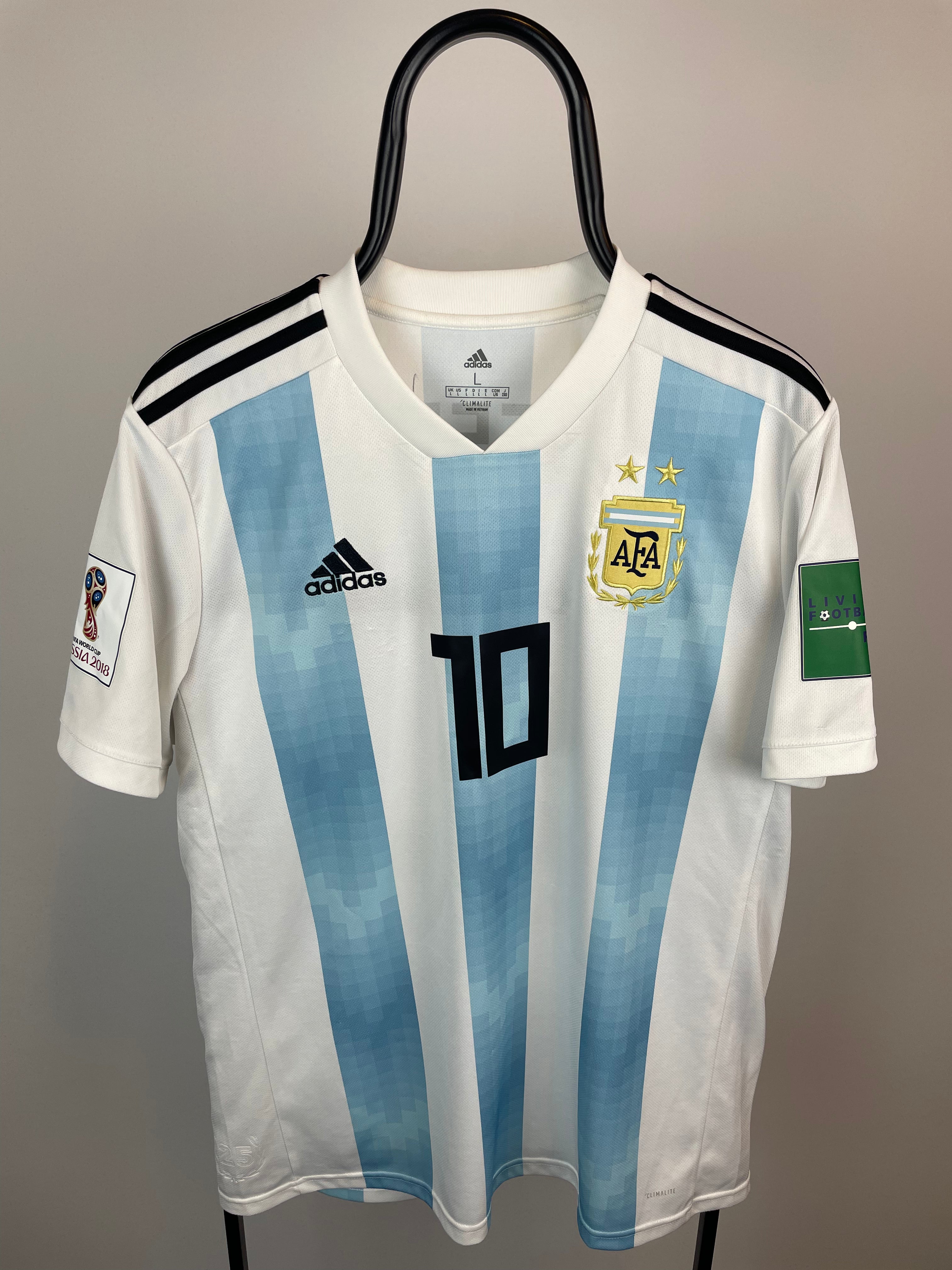 Lionel Messi Argentina 18/20 hjemmebanetrøje - L