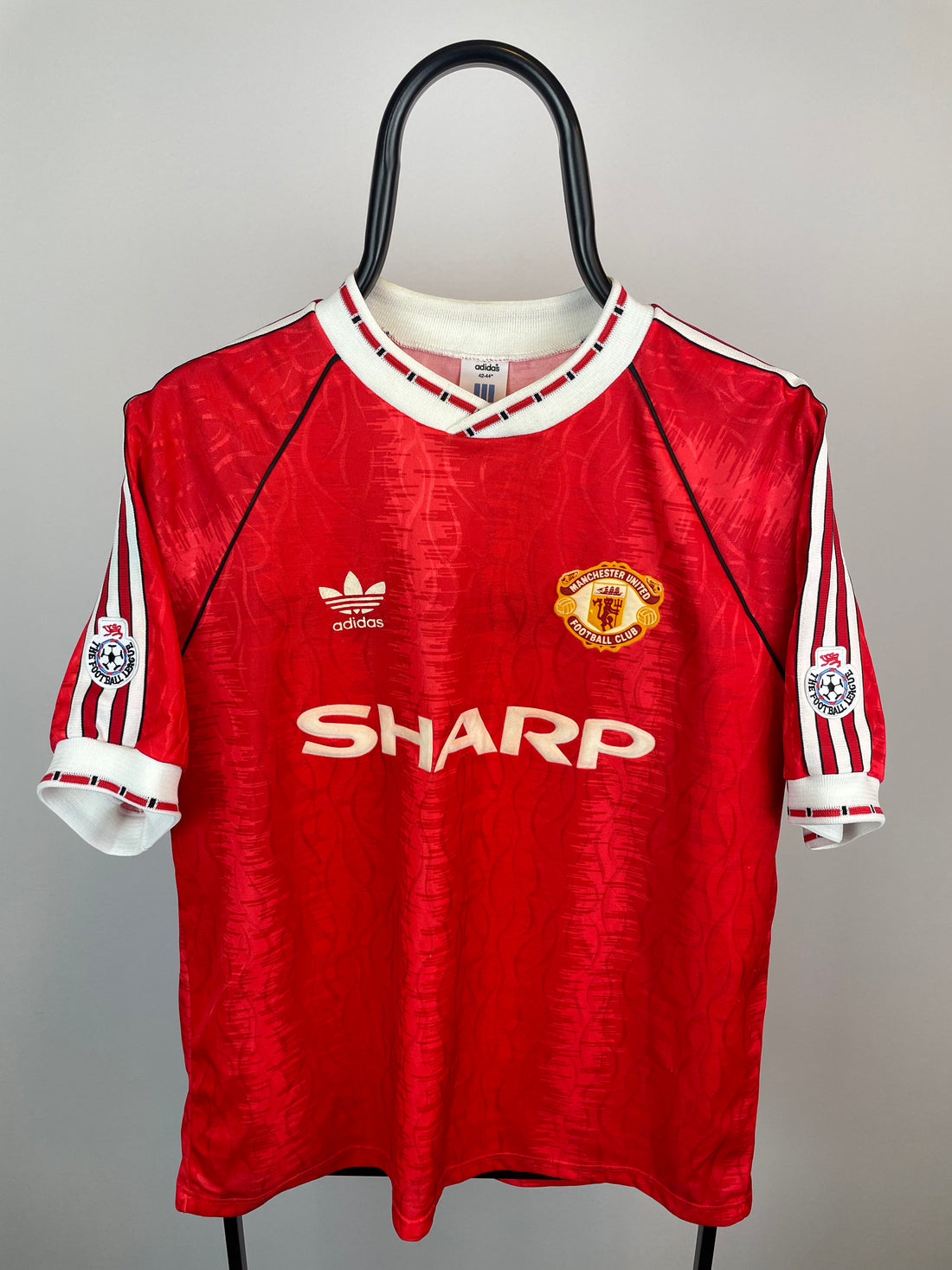 Manchester United 90/92 hjemmebanetrøje - L