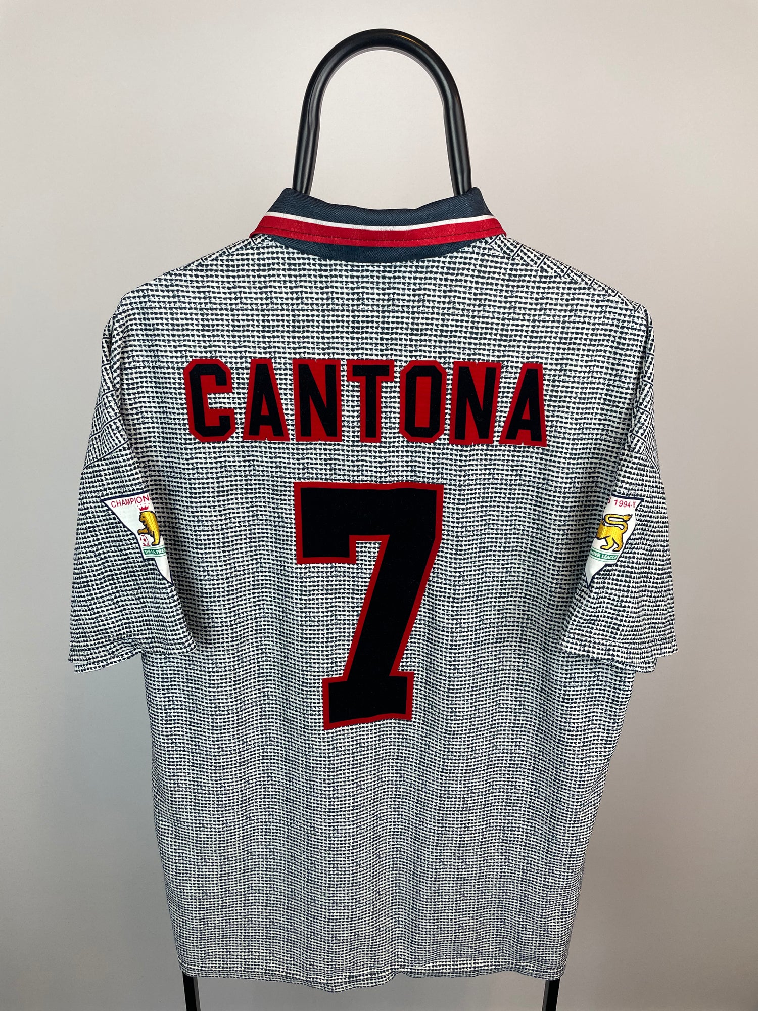 Eric Cantona Manchester United 95/96 udebanetrøje - XL