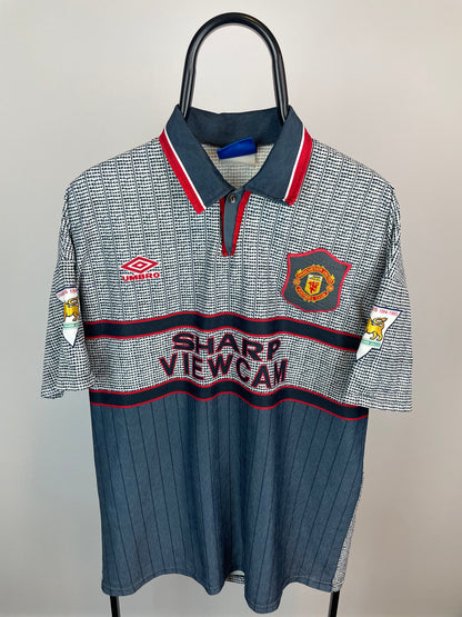 Eric Cantona Manchester United 95/96 udebanetrøje - XL