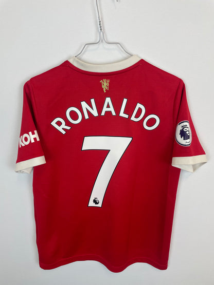 Cristiano Ronaldo Manchester United 21/22 hjemmebanetrøje - 13/14 år