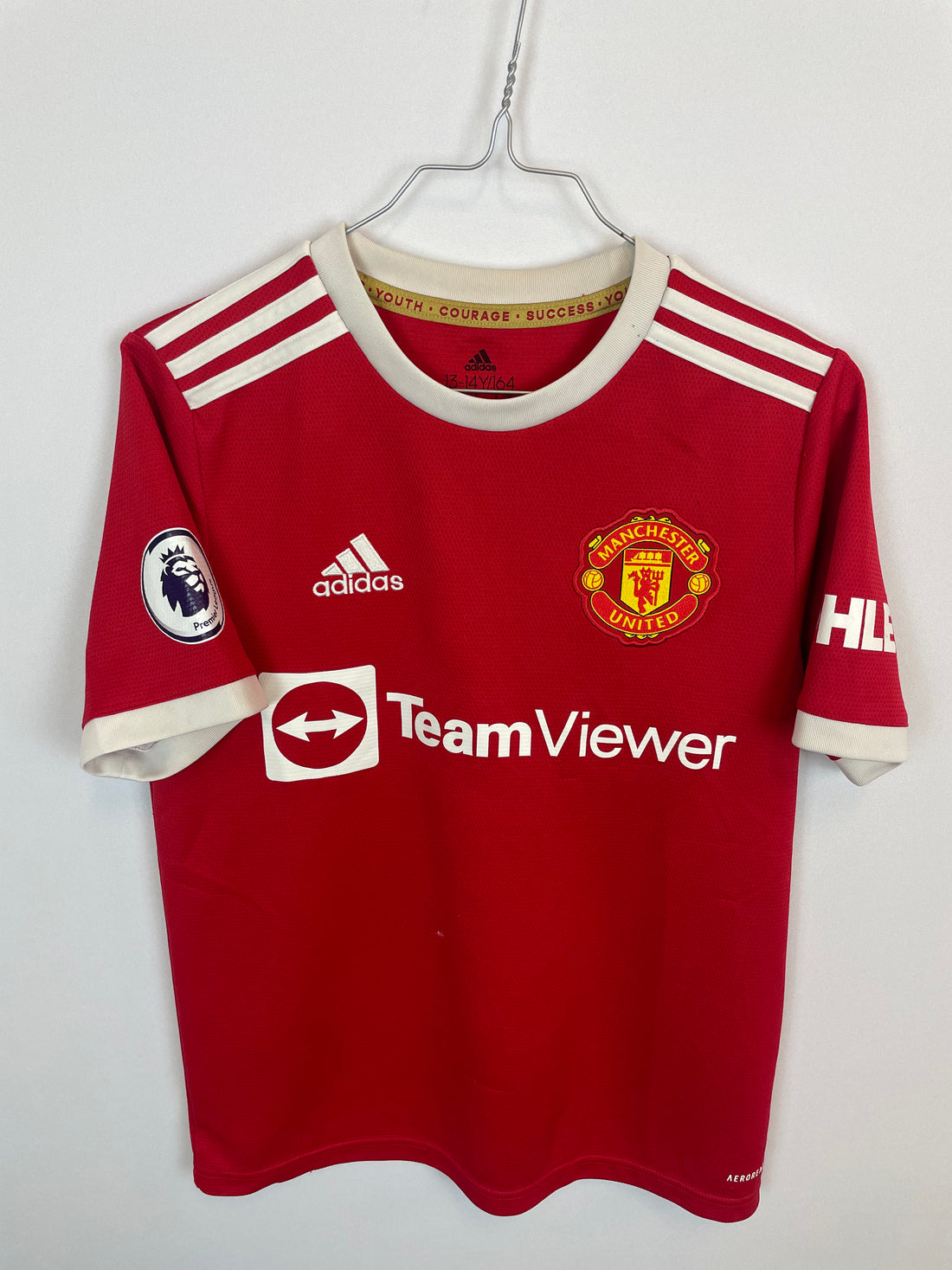 Cristiano Ronaldo Manchester United 21/22 hjemmebanetrøje - 13/14 år