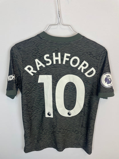 Marcus Rashford Manchester United 20/21 udebanetrøje - 11/12 år