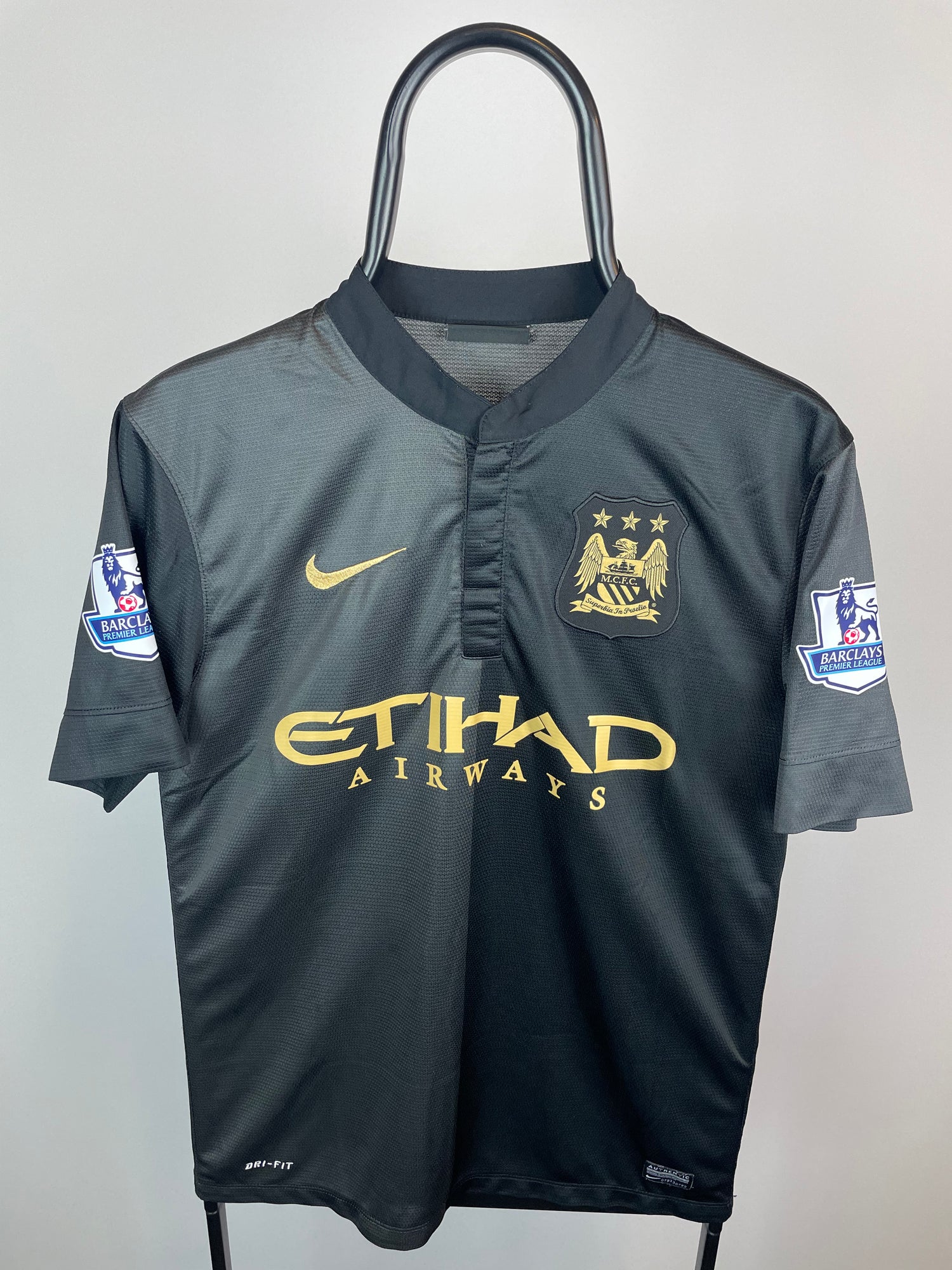 David Silva Manchester City 13/14 udebanetrøje - S