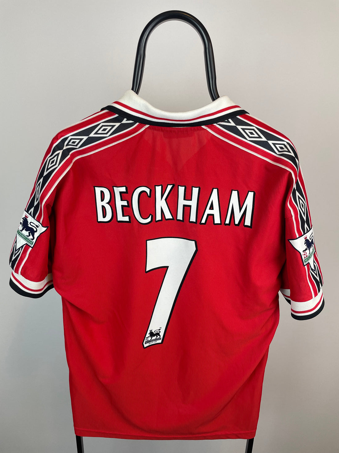 David Beckham Manchester United 98/00 hjemmebanetrøje - L