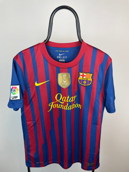 David Villa FC Barcelona 11/12 hjemmebanetrøje - M