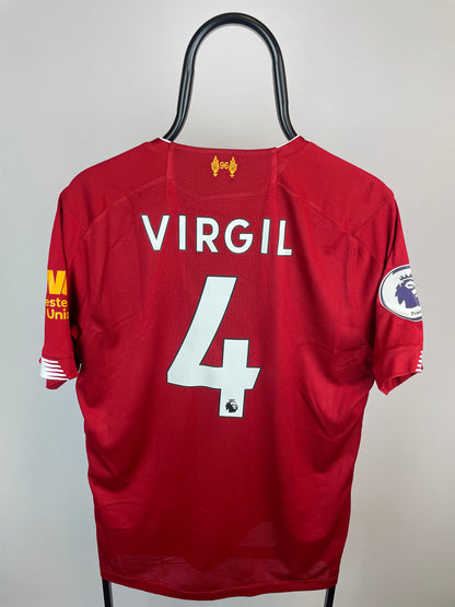 Virgil van Dijk Liverpool 19/20 hjemmebanetrøje - L