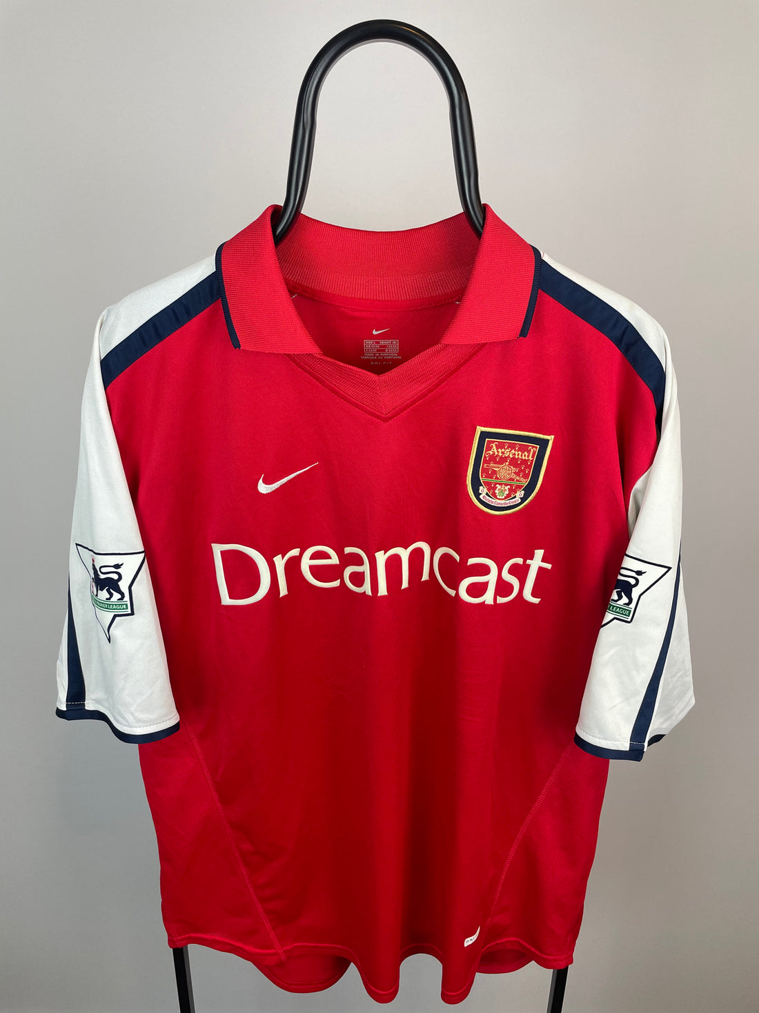 Dennis Bergkamp Arsenal 00/01 hjemmebanetrøje - L