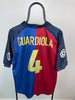 Pep Guardiola Barcelona 99/00 hjemmebanetrøje - L