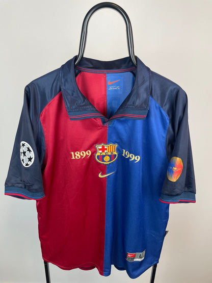 Pep Guardiola Barcelona 99/00 hjemmebanetrøje - L