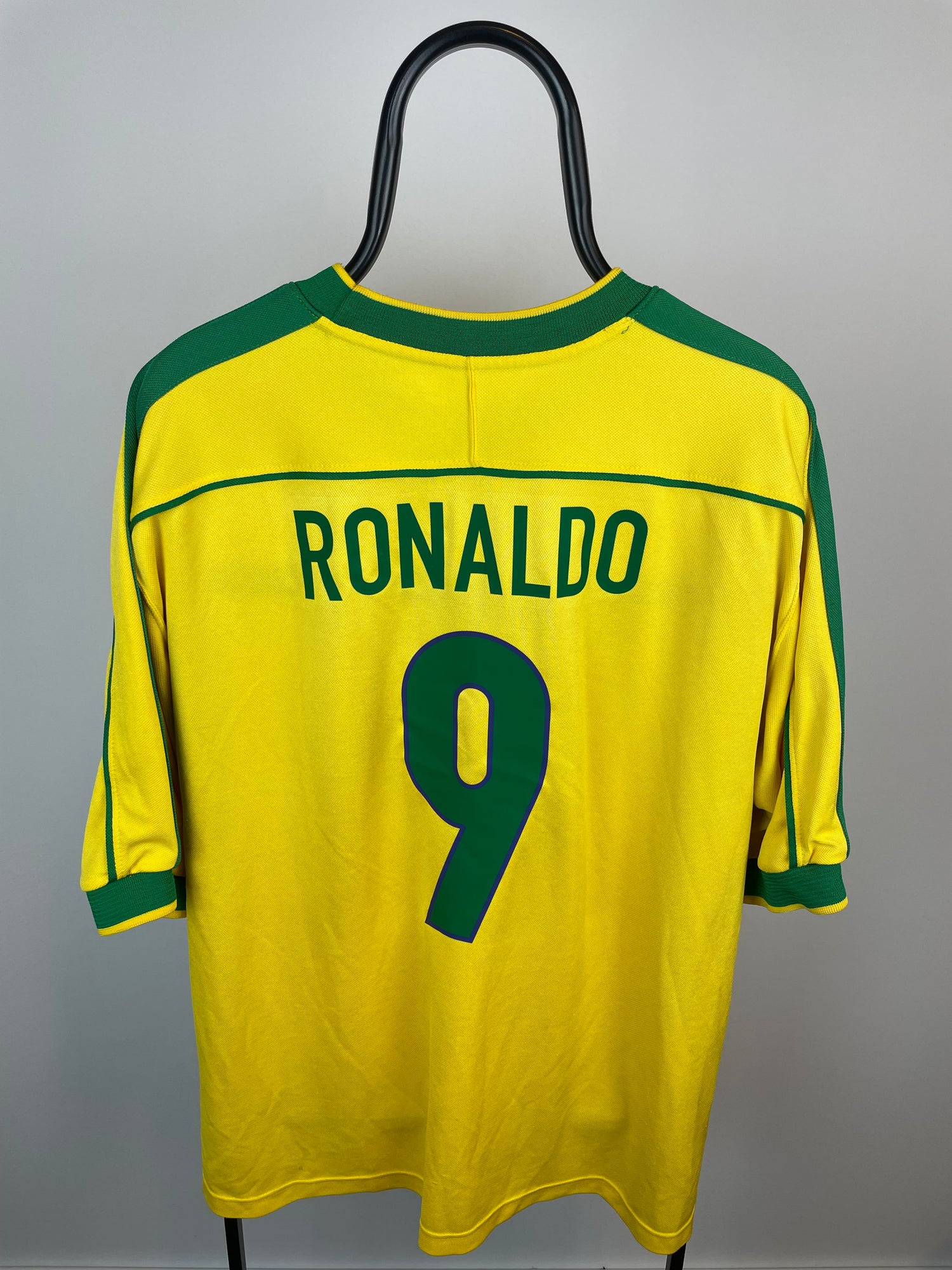 Ronaldo Nazario Brasilien 98/00 hjemmebanetrøje - XXL