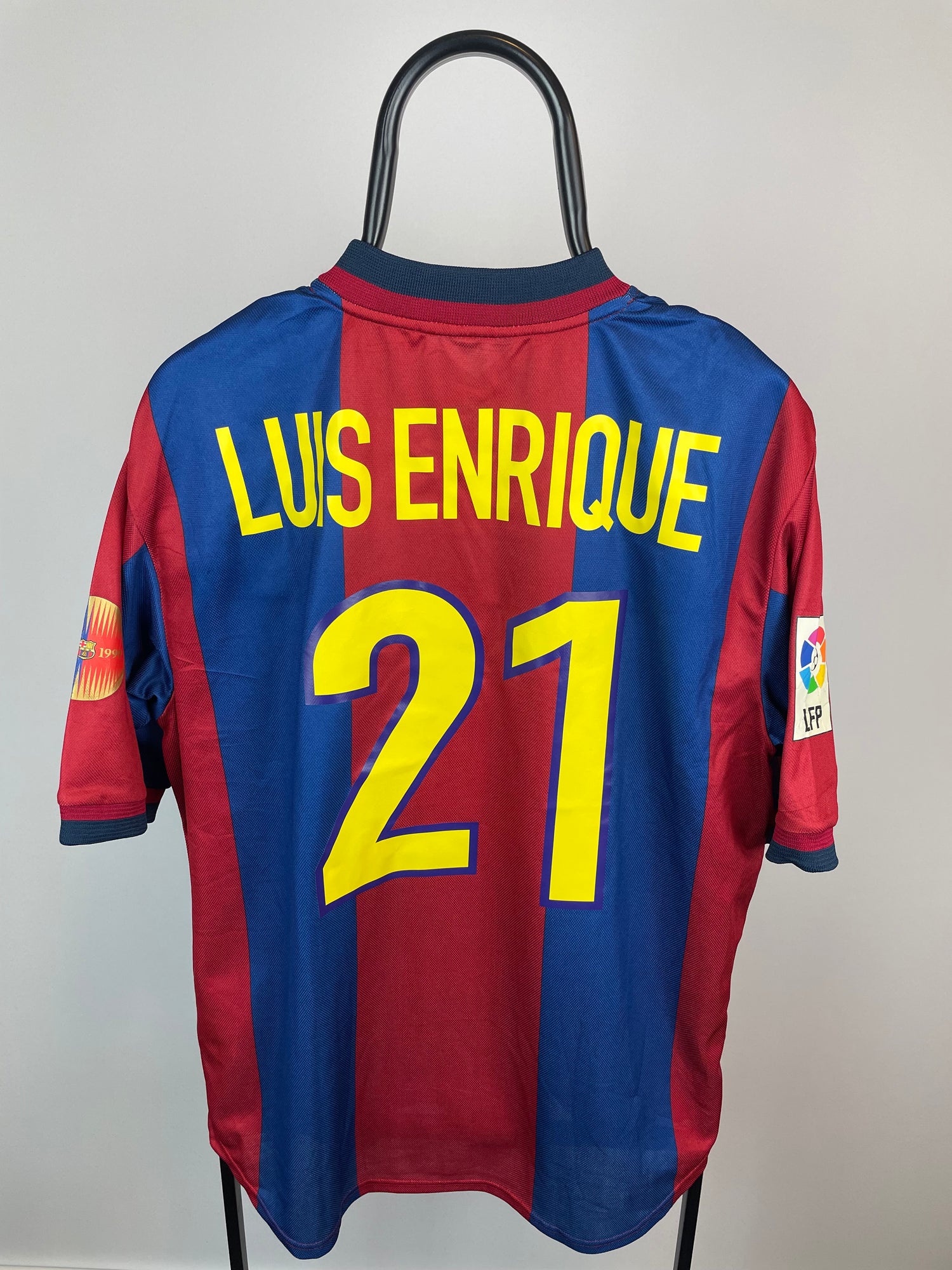 Luis Enrique Barcelona 98/99 hjemmebanetrøje - L