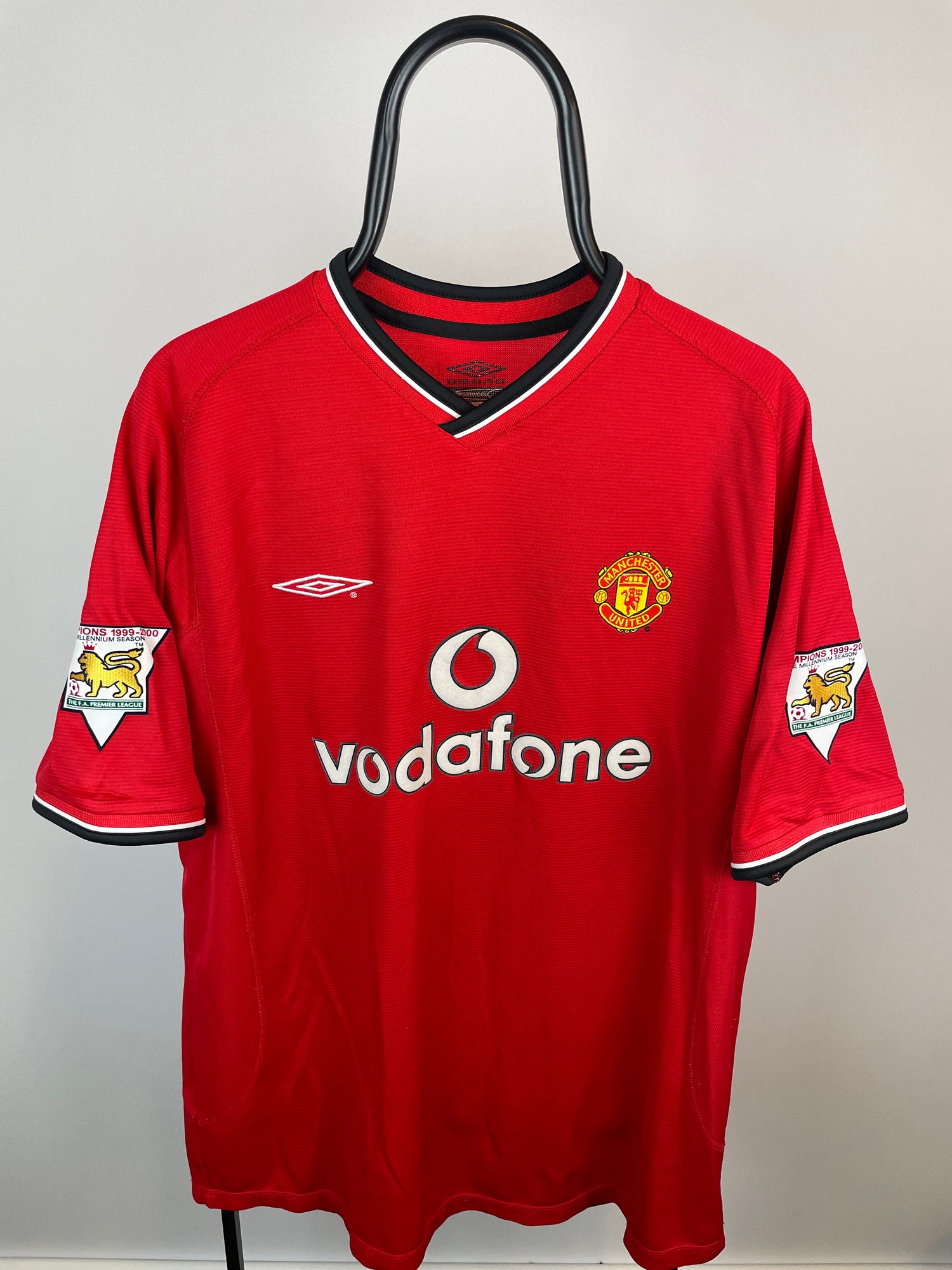 David Beckham Manchester United 00/02 hjemmebanetrøje - XL