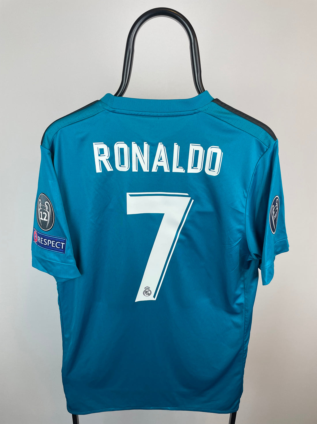 Cristiano Ronaldo Real Madrid 17/18 3 trøje - L