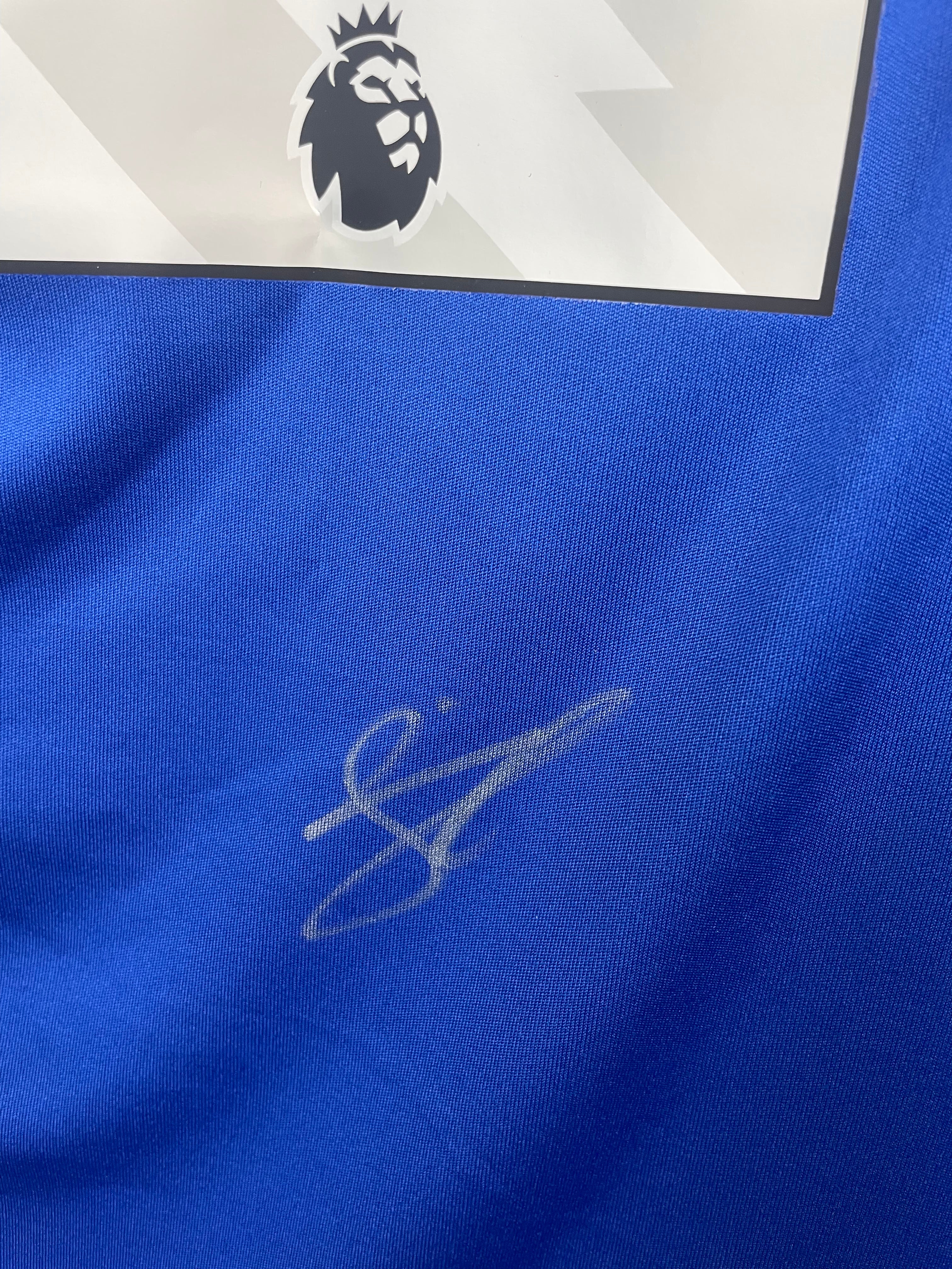 Jesper Lindstrøm Everton 24/25 SIGNERET hjemmebanetrøje - M