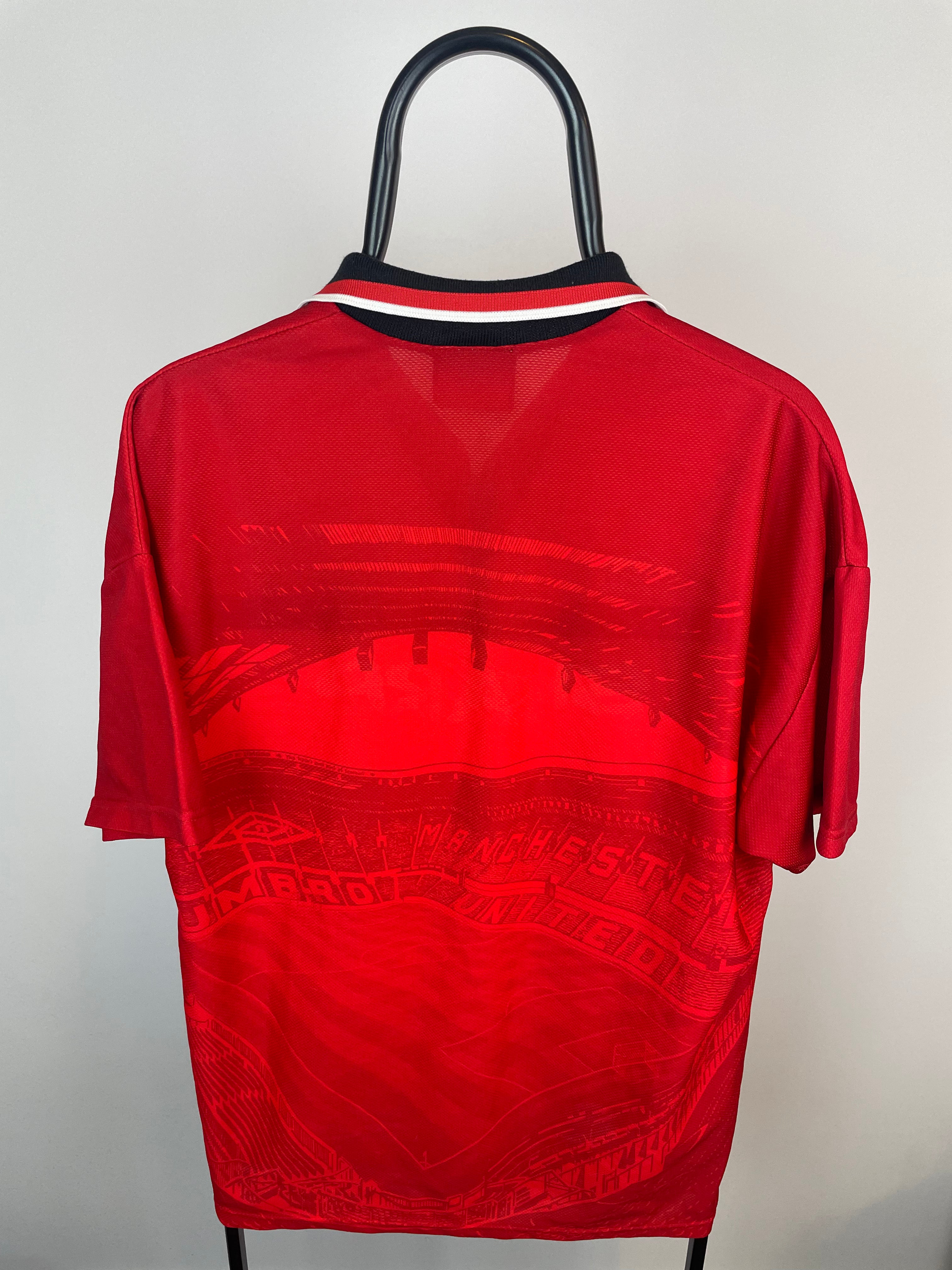 Manchester United 94/95 hjemmebanetrøje - L